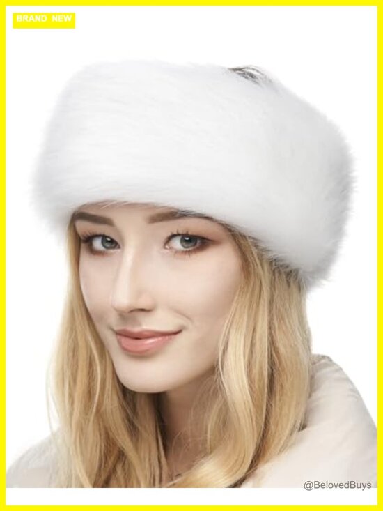 Faux Fur Headband for Women - Fleece-Lined Ear Warmer main image 4